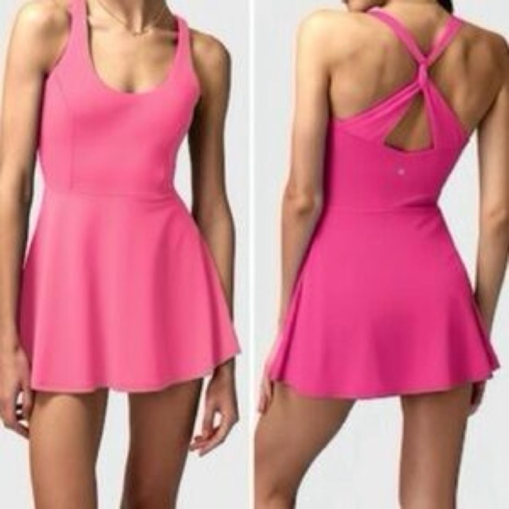 Spiritual Gangster Pink Lexi Active Dress Women Size Large